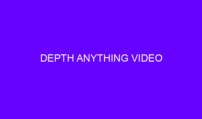 depth anything video 23716 800x473 - Depth Anything Video